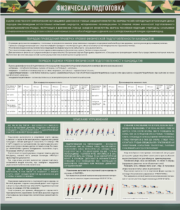 Стенд "Физическая подготовка" - fgospostavki.ru - Лесной