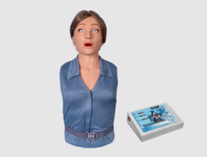 Тренажер-манекен взрослой пострадавшей женщины "Ирина" (голова, торс) для отработки приемов сердечно-легочной реанимации - fgospostavki.ru - Лесной