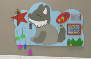 Бизиборд «Волк» - fgospostavki.ru - Лесной