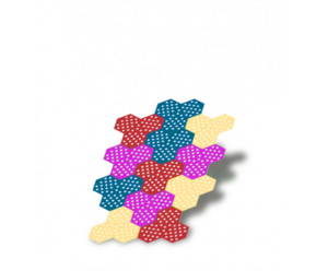 Настенная панель сборная (12 шт) - fgospostavki.ru - Лесной