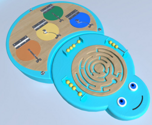 Настенный игровой элемент «Гусеница» - fgospostavki.ru - Лесной