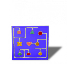 Развивающая панель для изучения движения фигур - fgospostavki.ru - Лесной