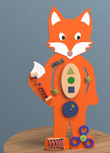 Бизиборд «Мудрая лиса» - fgospostavki.ru - Лесной