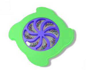 Тактильно-развивающая панель «Вращение радуги» - fgospostavki.ru - Лесной