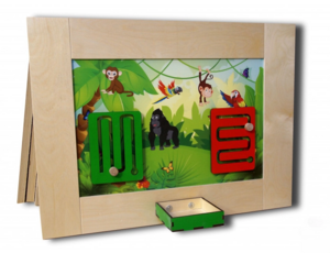 Тактильно-развивающая панель «Животные» - fgospostavki.ru - Лесной