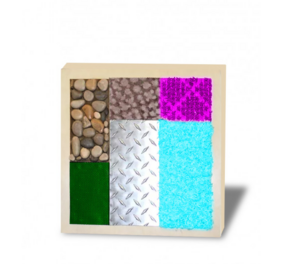 Тактильно-развивающая панель с разными текстурами - fgospostavki.ru - Лесной