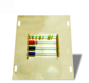 Тактильно-развивающая панель «Цветные счеты» - fgospostavki.ru - Лесной