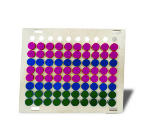 Тактильно-развивающая панель «Цветные фигурки» - fgospostavki.ru - Лесной