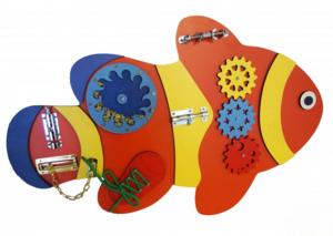 Бизиборд «Оранжевая рыбка» - fgospostavki.ru - Лесной