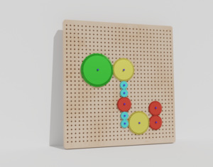 Тактильно–развивающая панель «Механика» - fgospostavki.ru - Лесной