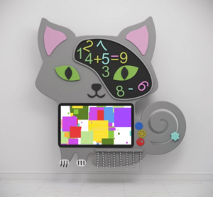 Интерактивный бизиборд с программным логопедическим комплексом и элементами «Кошечка» - fgospostavki.ru - Лесной