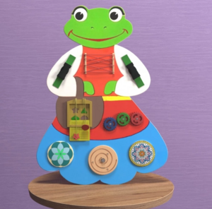 Бизиборд «Лягушка» - fgospostavki.ru - Лесной