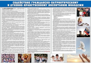 Стенд "Содействие гражданско-патриотическому и духовно-нравственному воспитанию молодежи" - fgospostavki.ru - Лесной