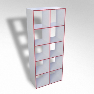 Шкаф открытый многосекционный ТР10 ЛДСП  - fgospostavki.ru - Лесной