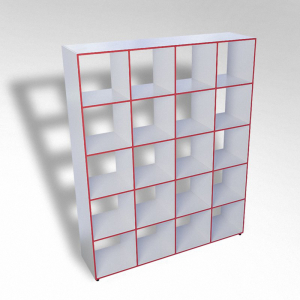 Шкаф открытый многосекционный ТР20 ЛДСП - fgospostavki.ru - Лесной