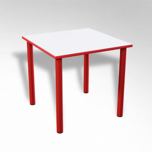 Стол квадратный ТР нерегулируемый на металлокаркасе  - fgospostavki.ru - Лесной