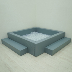 Сухой бассейн с шариками и RGB-подсветкой 140х140 см - fgospostavki.ru - Лесной