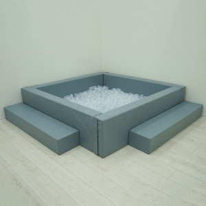 Сухой бассейн с шариками и RGB-подсветкой 190х190 см - fgospostavki.ru - Лесной