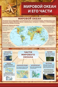 Стенд "Мировой океан и его части" - fgospostavki.ru - Лесной