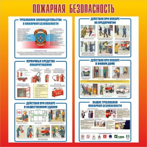Стенд "Пожарная безопасность" Вариант 4 - fgospostavki.ru - Лесной
