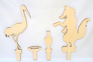 Теневой театр "Лиса и журавль" - fgospostavki.ru - Лесной