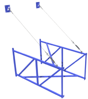 Ферма баскетбольная вынос 2 метра для щита из оргстекла 1,8х.1,05 метра - fgospostavki.ru - Лесной