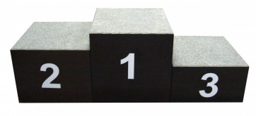 Пьедестал победителей на 3 места (металлический каркас) - fgospostavki.ru - Лесной