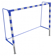 Ворота для гандбола и минифутбола закрепленные (без сетки) - fgospostavki.ru - Лесной