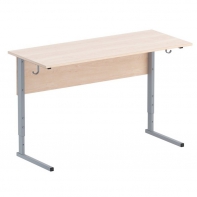 Стол ученический двухместный регулируемый на прямоугольной трубе - fgospostavki.ru - Лесной