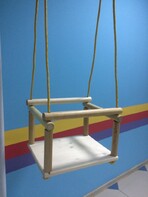 Качели подвесные (деревянные) - fgospostavki.ru - Лесной