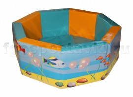 Бассейн восьмигранный с шелкографией - fgospostavki.ru - Лесной