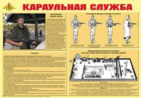 Плакат "Караульная служба" - fgospostavki.ru - Лесной