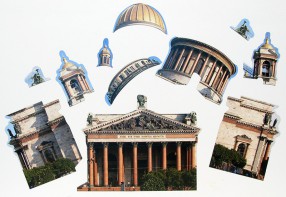 Набор магнитных карточек "Маленькие архитекторы: Исаакиевский собор" - fgospostavki.ru - Лесной