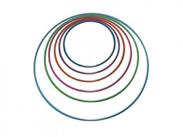 Обруч гимнастический стальной утяжеленный (1000 мм)  - fgospostavki.ru - Лесной