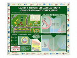Стенд-уголок "Паспорт дорожной безопасности образовательного учреждения" - fgospostavki.ru - Лесной