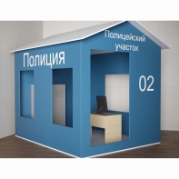 Игровой домик «Полицейский участок» - fgospostavki.ru - Лесной