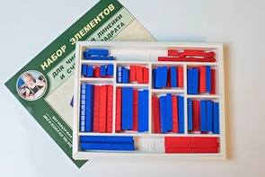 Набор элементов для числовой линейки и счетного квадрата - fgospostavki.ru - Лесной