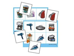 Логопедическое лото "Бытовая техника" (4 планшета, 24 карточки, цветное, ламинированное) - fgospostavki.ru - Лесной