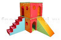 Домик игровой двухэтажный (комплект) - fgospostavki.ru - Лесной