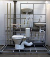 Учебный стенд «Система канализации многоквартирного дома» - fgospostavki.ru - Лесной