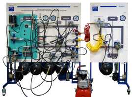 Лабораторный стенд «Пневматическая система грузового автомобиля КАМАЗ с прицепом» - fgospostavki.ru - Лесной