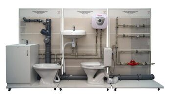 Учебный трехмодульный стенд «Слесарь - сантехник» - fgospostavki.ru - Лесной