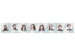 Стенд-лента "Выдающиеся деятели математики" - fgospostavki.ru - Лесной