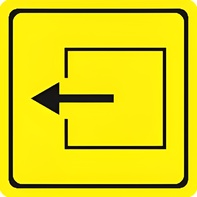 Тактильный знак (выход из помещения) 150х150 - fgospostavki.ru - Лесной