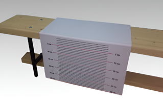 Линейка складная для измерения уровня гибкости на гимнастическую скамейку - fgospostavki.ru - Лесной