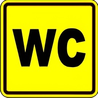 Тактильный знак (WC) 100х100 - fgospostavki.ru - Лесной