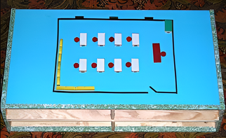 Магнитный набор для реабилитации "Ориентир" (для слепых и слабовидящих детей) - fgospostavki.ru - Лесной