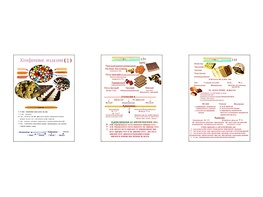 Плакаты ПРОФТЕХ "Конфетные изделия" (3 пл, винил, 70х100) - fgospostavki.ru - Лесной