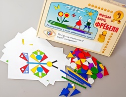 Игровой набор Фребеля "Конструктор плоскостной-3" (Серия "Эксперимент") - fgospostavki.ru - Лесной