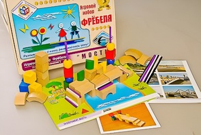 Игровой набор Фребеля "Мосты" (серия "Эксперимент") - fgospostavki.ru - Лесной